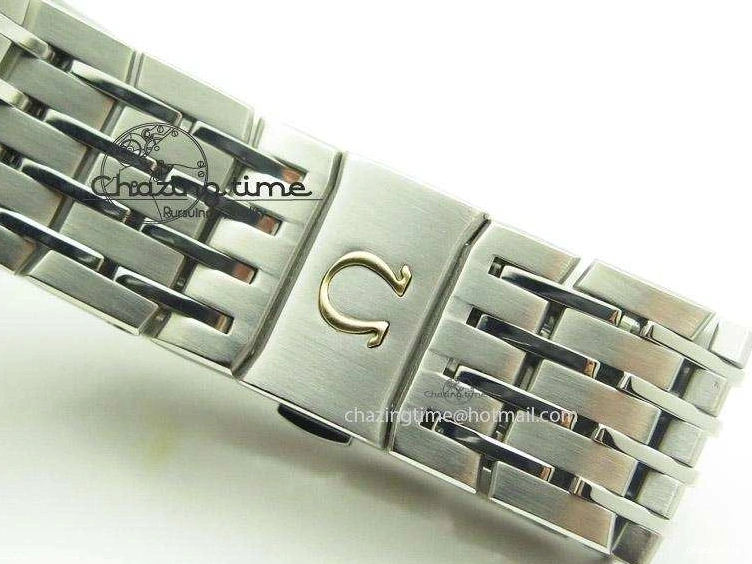 0401 De Ville Hour Vision Co-Axial 41mm SS V6F Best Edition Black Dial On SS Bracelet A BestValue 8277